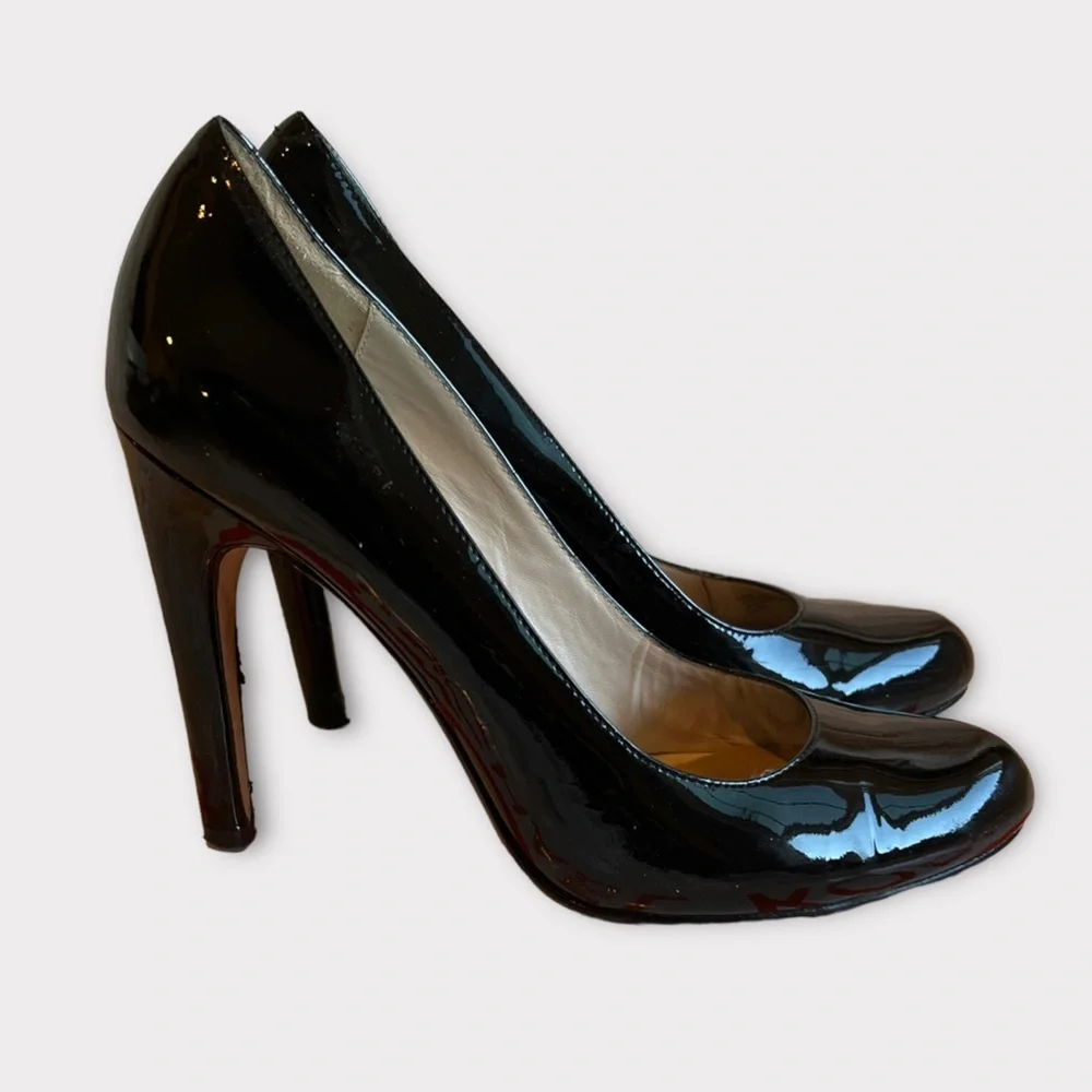 Michael Kors Black Patent Heels Sz 7.5 - Picture 8 of 8